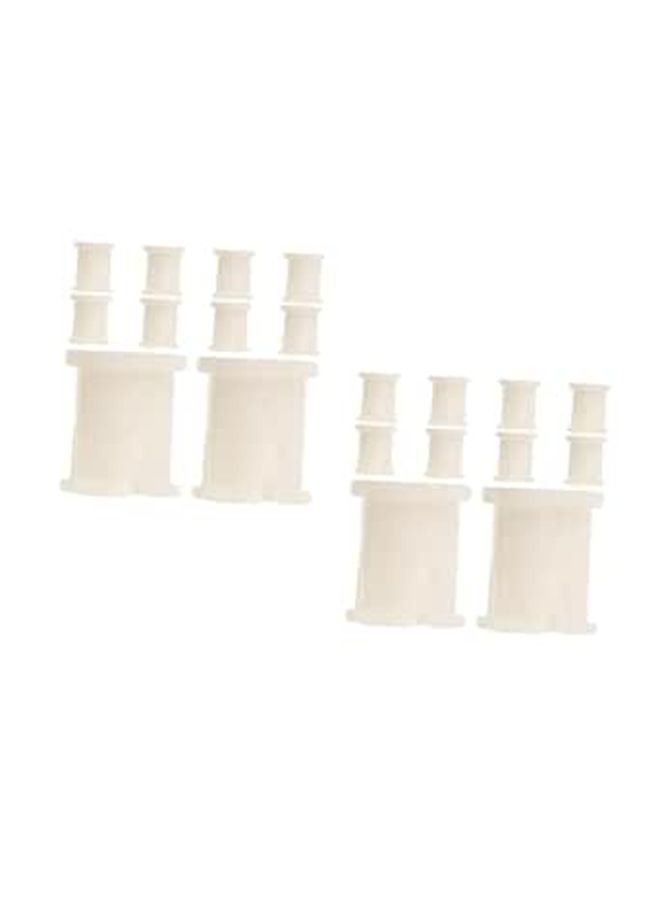 20 Pcs Replacement Caster Socket Inserts Small Caster Stem Sleeves for Office Furniture Side Mount - Image 1