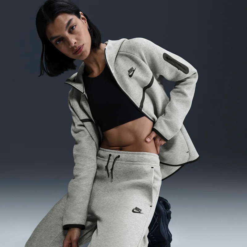 Nike Grey Women's Sportswear Tech Fleece Windrunner Joggers for Women | Best Price UAE