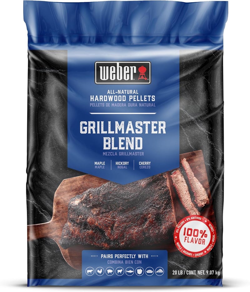 Weber Grillmaster Blend All-Natural Hardwood Pellets - Image 1