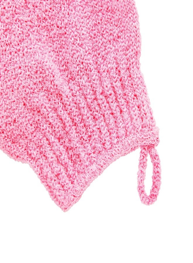 Juvale 4 Pairs Body Exfoliating Gloves for Shower, Bath Scrub Wash Mitt for Women, Men, Spa, Massage (Pink, Purple, Blue, Beige) - Image 5