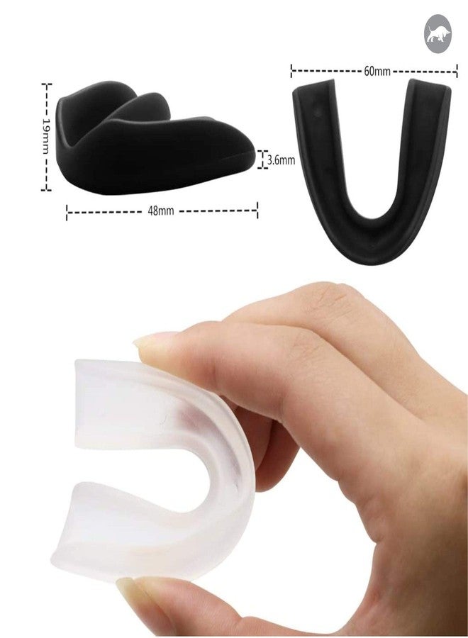 DRANGE Mouth Guard/Gum Shield - for boxing, MMA, rugby, muay thai, hockey, judo, karate martial arts and all contact sports PACK OF 1 (CLEAR WHITE) - Image 5