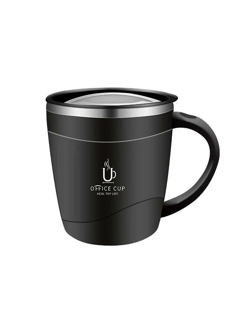 AROAQ Travel Coffee Cup, Hot and Cold High Capacity Travel Mug, Stainless Steel Reusable Leakproof Office Mug, Vacuum Insulated Double Wall Travel Tumbler for Hot Coffee Tea and Cold Drinks, Black  - Image 1