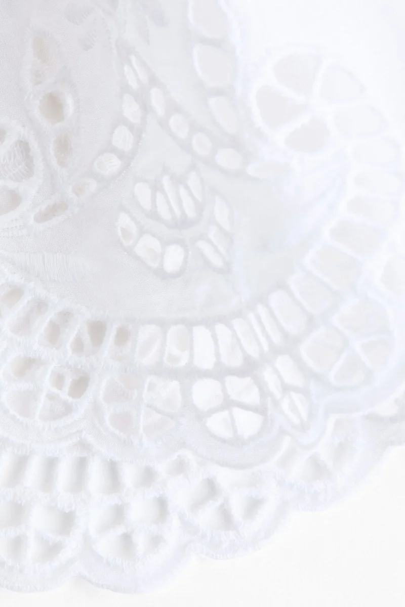 H&M Broderie-anglaise tie-strap top