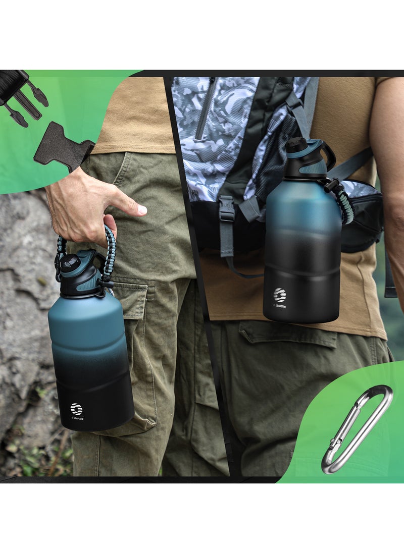 FjBottle - Fjbottle Stainless Steel Water Bottle 1.9L Double-Walled with Magnetic Lid, BPA Free Vacuum Insulated Water Bottle, Big Metal Drinking Bottle Large Capacity Jug Leak-Proof for Sports, Camping, Gym - Image 1