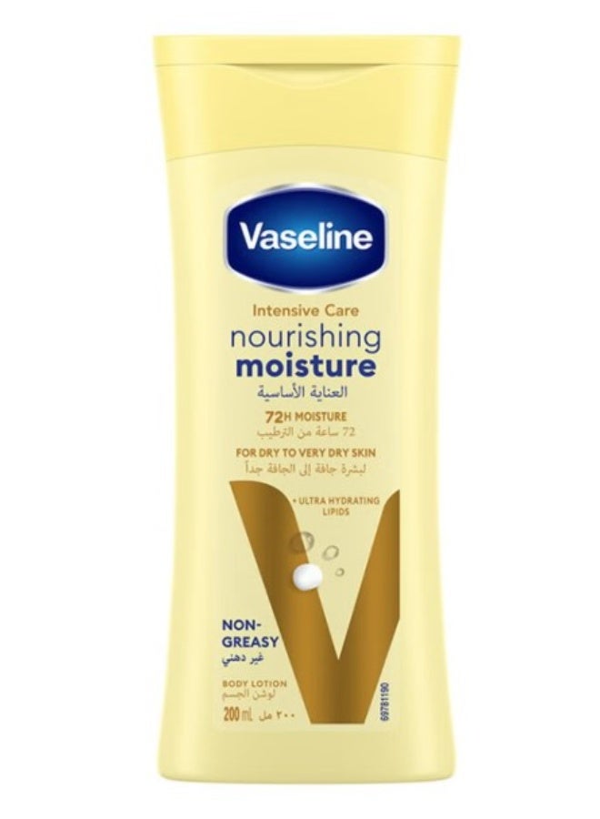 فازلين لوشن الجسم للعناية الأساسية 200 مل – ترطيب عميق للبشرة الجافة - Image 2