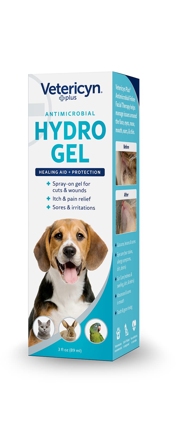 Vetericyn Plus Dog Wound Care Hydrogel Spray | Healing Aid and Wound Protectant, Sprayable Gel to Relieve Dog Itchy Skin, Safe for All Animals. 3 Ounces - Image 5