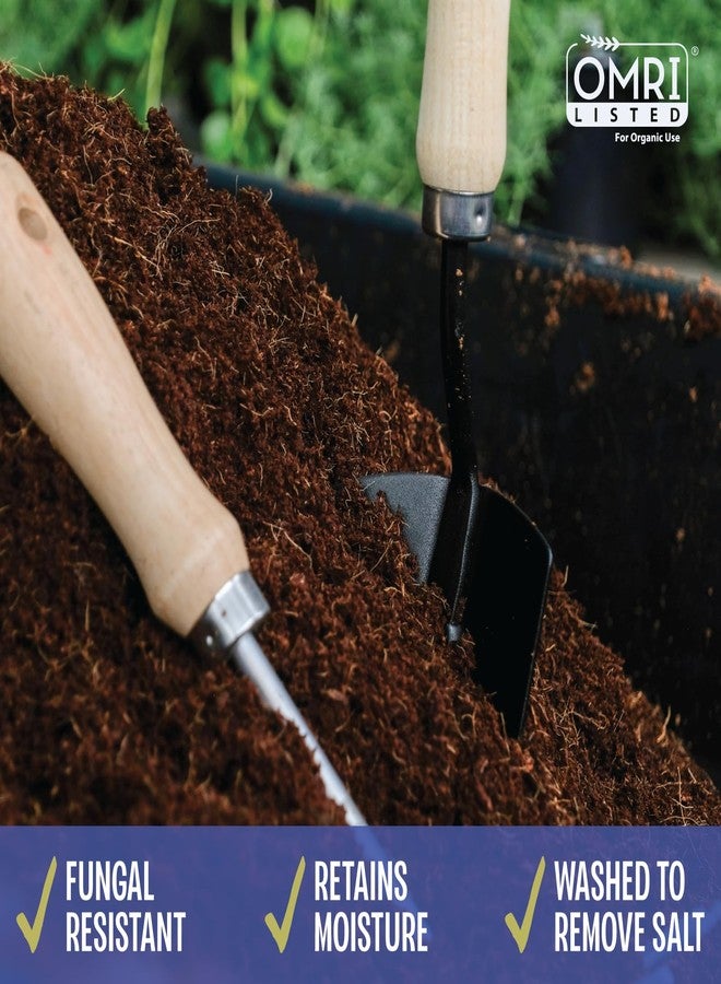 MagJo Naturals 100% Pure Coco Coir (Coco Peat) 11 Pound Block (5kg, OMRI Listed for Organic Gardening, Coconut Coir - Low EC and pH Balance - High Expansion Coco Fiber for Herbs, Flowers, Planting - Image 5