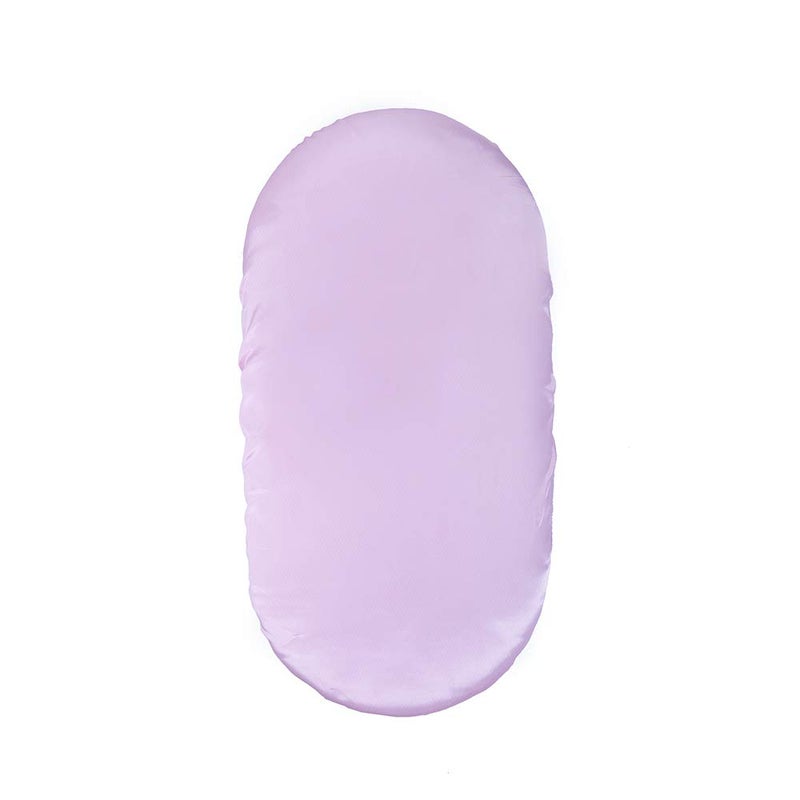 Pro Goleem Satin Bassinet Sheet Great for Baby Hair Soft Silk Feeling Sheet for Cradle or Bassinet Padï¼†Mattress for Boys and Girls Gift for Newborn and Infant Lavender - Image 1