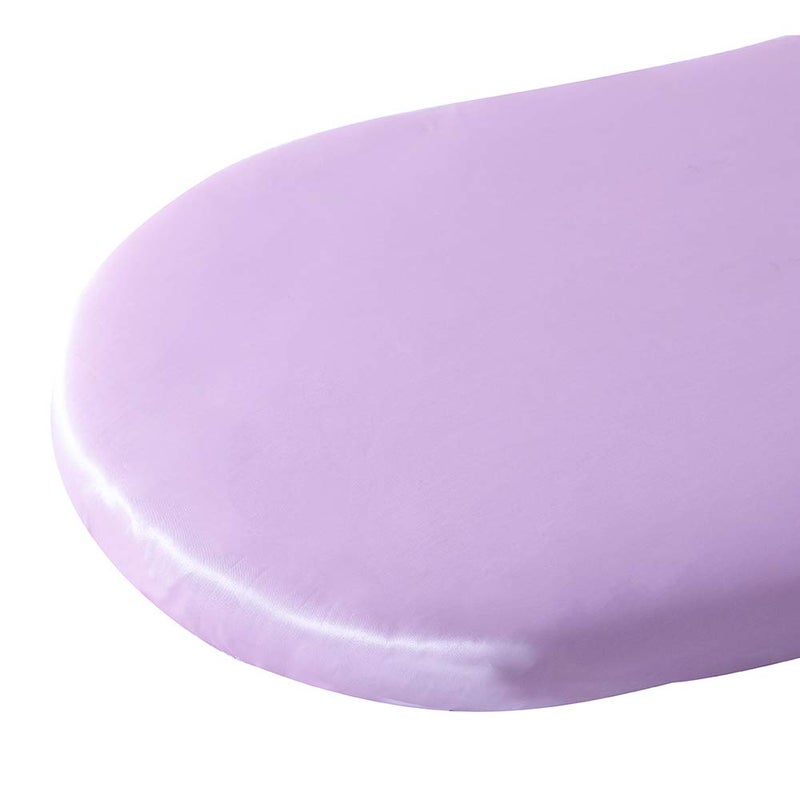 Pro Goleem Satin Bassinet Sheet Great for Baby Hair Soft Silk Feeling Sheet for Cradle or Bassinet Padï¼†Mattress for Boys and Girls Gift for Newborn and Infant Lavender - Image 2