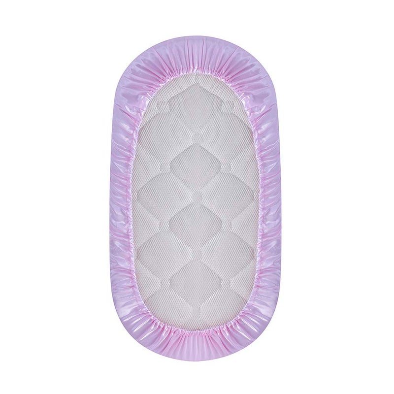Pro Goleem Satin Bassinet Sheet Great for Baby Hair Soft Silk Feeling Sheet for Cradle or Bassinet Padï¼†Mattress for Boys and Girls Gift for Newborn and Infant Lavender - Image 4