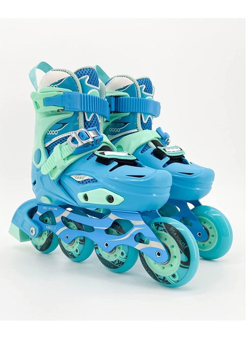 Professional Inline Skating Shoes Adjustable Roller Skates with High-Performance SpeedInline Skates new (Blue M(32~35)2