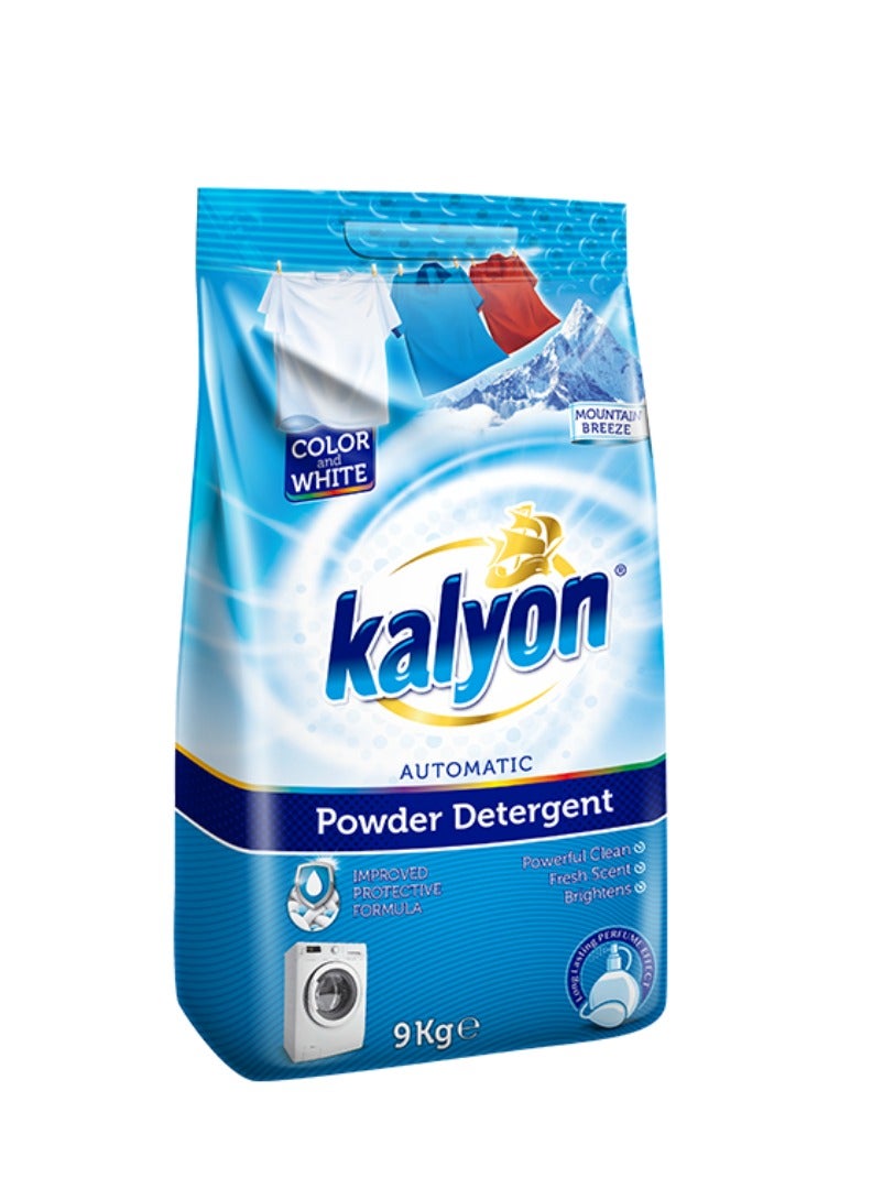 Kalyon Powder Detergent Mountain Breeze 9 KG