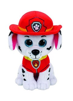 Y&D Beanie Boos Paw Patrol Marshall Stuffed Plush Toy For Kids, Above 3 Years 7inch  - Image 1