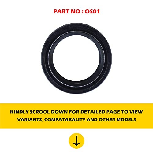 NIKAVI OS01 + 01 Fork Oil Seal - DC 30 * 42 * 11 Compatible for Kb100 / Splendor - Image 5