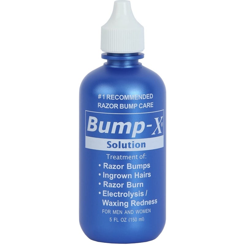 REXSOL Bump-X Solution | Treatment of: Razor Bumps, Ingrown Hairs, Razor Burn, Electrolysis/Waxing Redness | For Men & Women. (150 ml / 5 fl oz) - Image 1