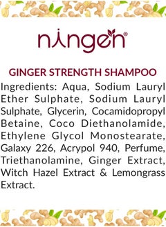 Ningen Ginger Hair Shampoo I Enriched with Witch Hazel, Lemongrass I Irritation Free, Paraben Free I Stimulates Hair Growth and Treats Dandruff I 300g, Off... - pzsku/ZDDB689B16FA980582F6FZ/45/_/1739336099/c2a227d0-fe48-4225-aa6b-08d801c8d85b