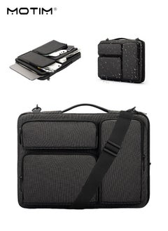 14 Inch Laptop Bag with Strap, Convertible Messenger Bag Shoulder Bag, Computer Bag Briefcase Handbag, Multi-Functional with 3 Small Outerside Pocket / Handle / Belt - pzsku/ZDDB68DECD663029B0E85Z/45/_/1739345784/7a678dc4-2062-44e7-924f-eb0c6a7e611f