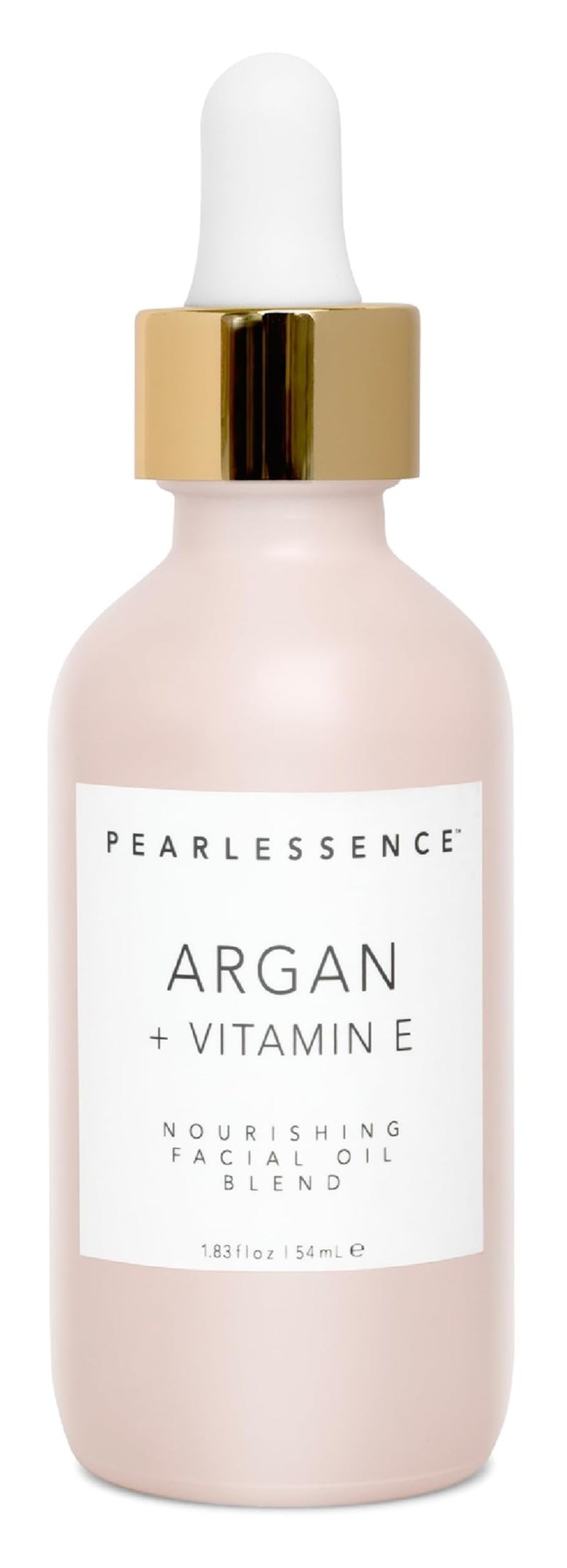Pearlessence Argan Vitamin E Facial Oil Powerful Hydration to Help Balance Revive Rejuvenate Skin Made in USA Cruelty Free Paraben Free