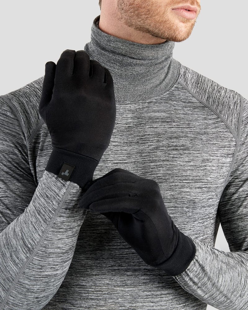 Terramar Adult Thermasilk Glove Liner Winter Gloves for Men and Women Skiing, Hikking, Cold Weather Activities, Large - Image 3