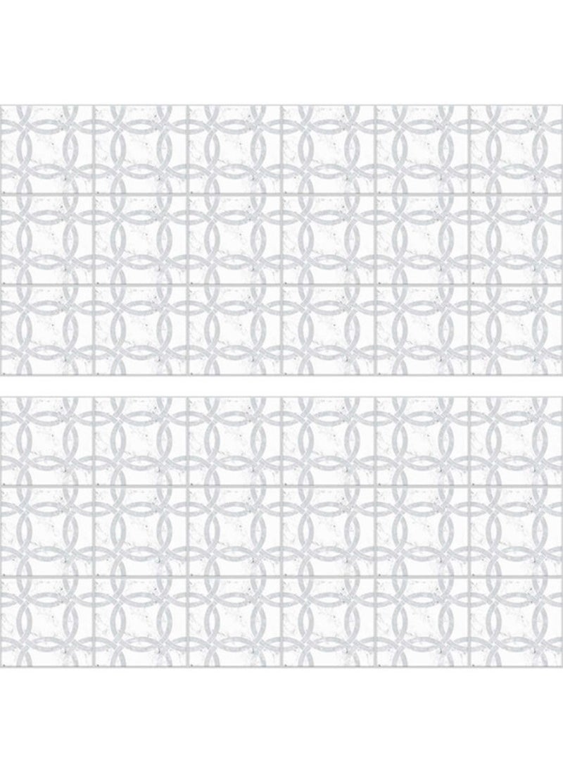 RoomMates RoomMates Interlocking Circle Peel and Stick Backsplash Tile Decal 