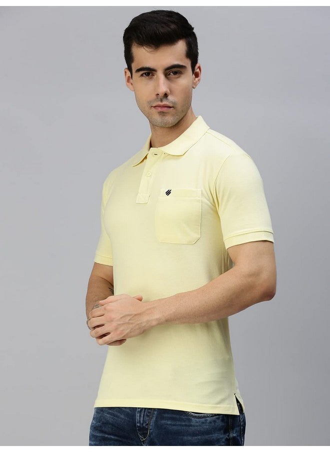 ONN Men's Canary Yellow Half Sleeves Polo Collar T-Shirt with Pocket(Size : Large) - pzsku/ZDDB6E7A8B631D3F10A88Z/45/_/1740982677/17da0229-b268-4809-9278-c1617a6dbdfd