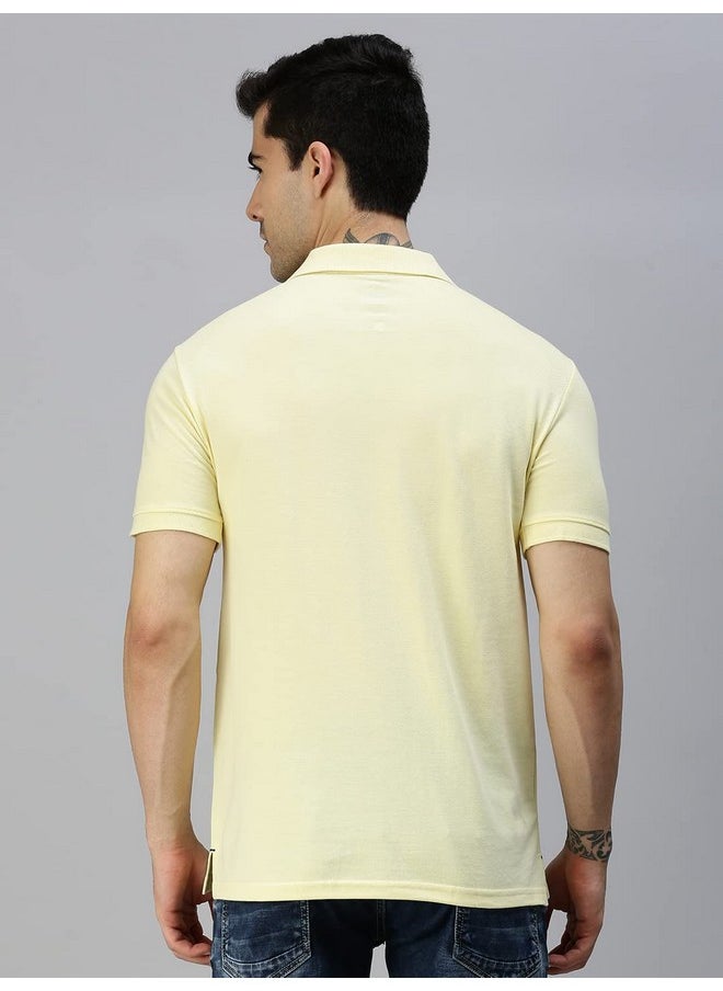 ONN Men's Canary Yellow Half Sleeves Polo Collar T-Shirt with Pocket(Size : Large) - pzsku/ZDDB6E7A8B631D3F10A88Z/45/_/1740982677/770f8b1f-1285-4553-8734-cb89cd5d1709