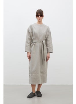 Manuka Oversize Denim Dress Stone  - Image 3