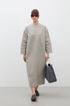 Manuka Oversize Denim Dress Stone  - Image 4