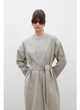 Manuka Oversize Denim Dress Stone  - Image 5