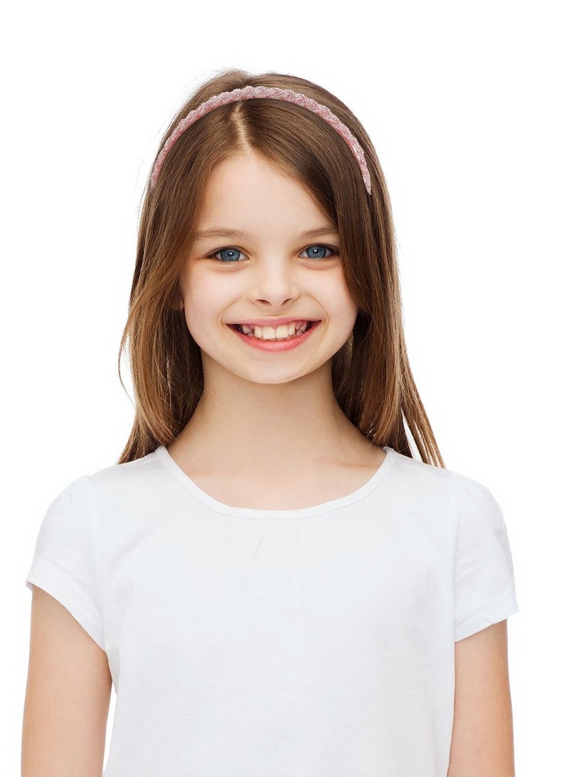 ORiTi 6 Pieces Beaded Hair Hoop Headband, Multiple color - Image 4