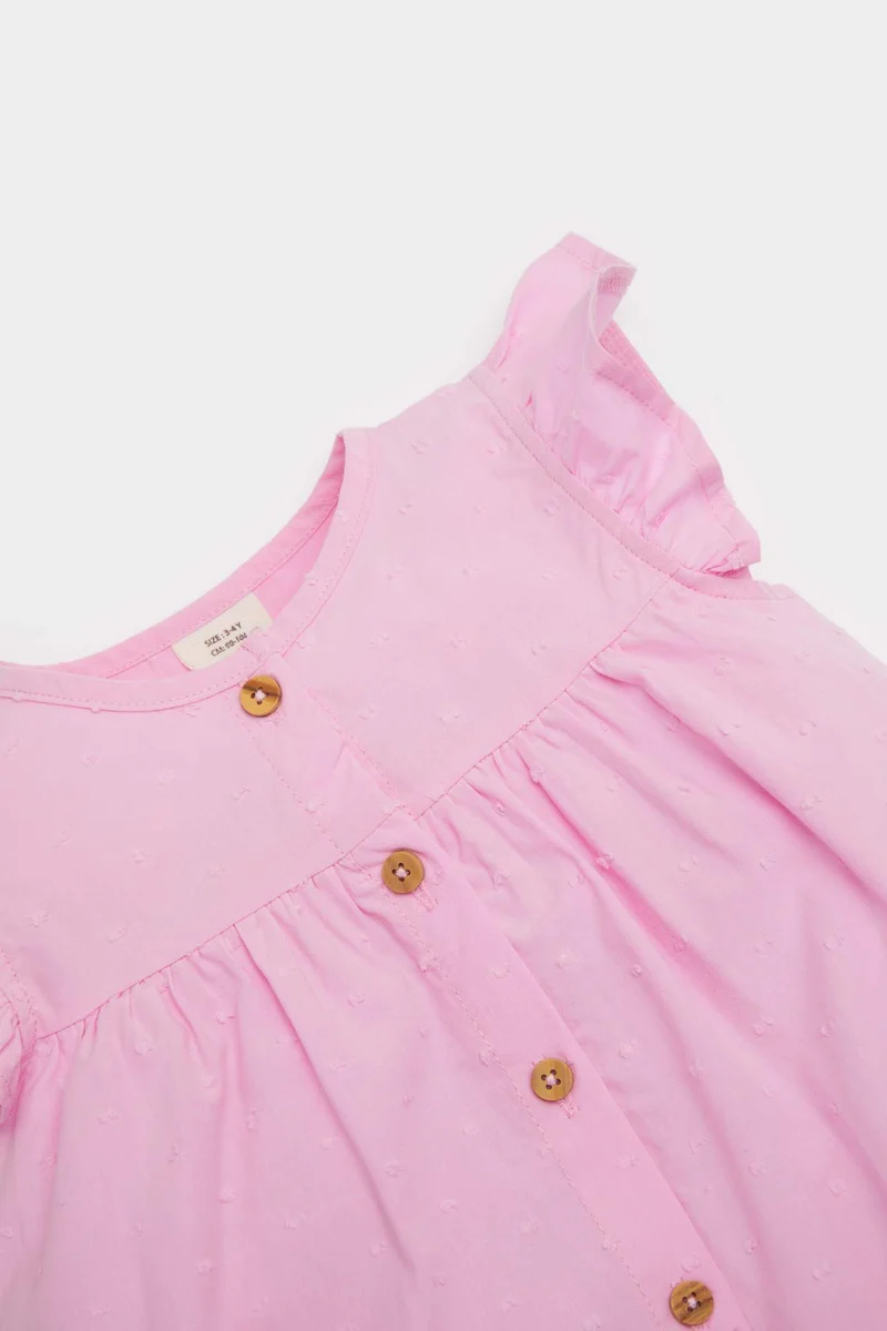 DeFacto Baby Girl Crew Neck Sleeveless Dress