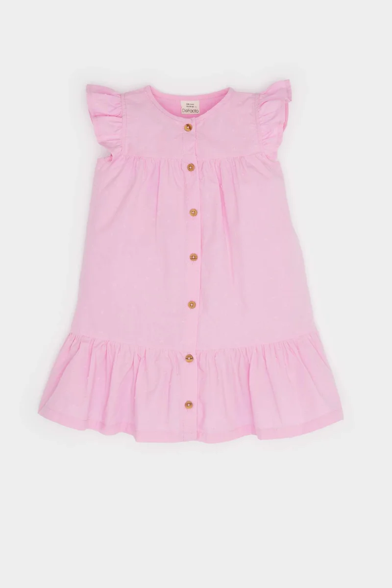 DeFacto Baby Girl Crew Neck Sleeveless Dress