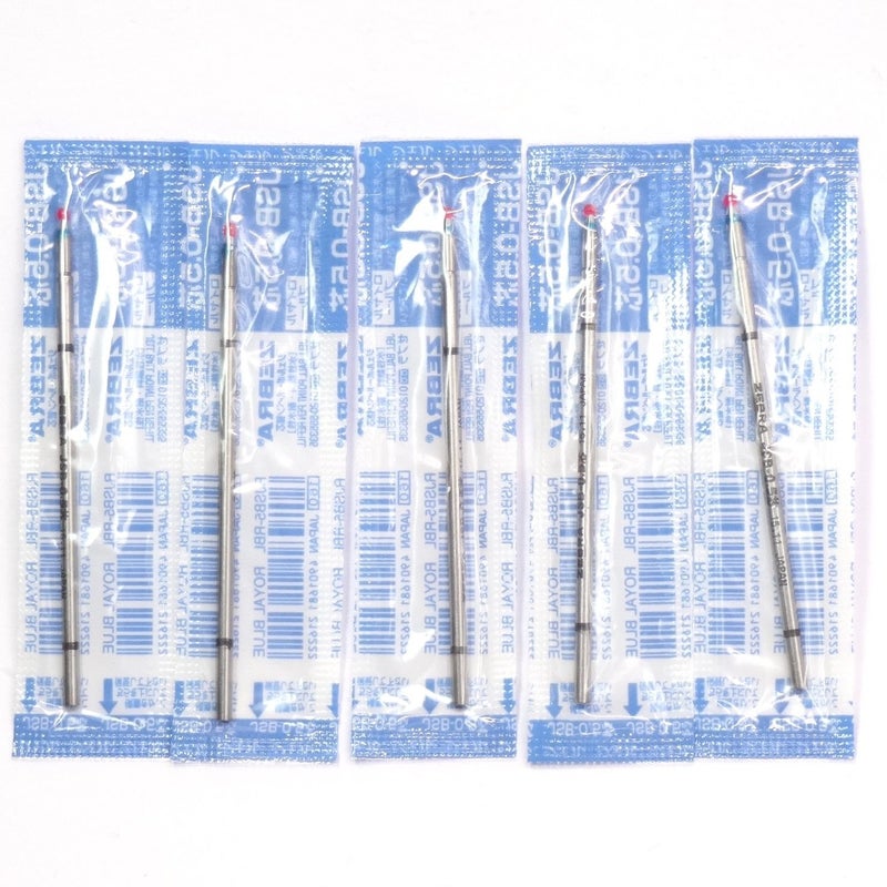 Zebra Technologies Zebra 0.5mm Royal Blue Gel Ink Refill (RJSB5- RBL), for Zebra Multi Function Pen Shabo X Ballpoint Pen, Ã— 5 Pack/total 5 pcs (Japan Import) [Komainu-Dou Original Package] - Image 2