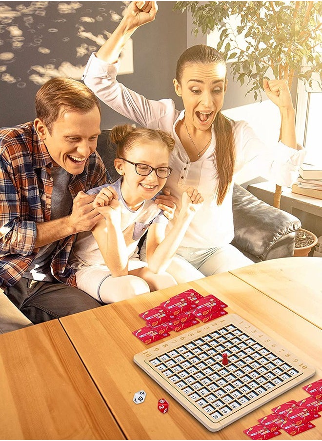 MIXDE Wooden Montessori Math Multiplication Board Game,9X9 Math Games Educational Board Games, Preschool Funny Counting Toy  - Image 5