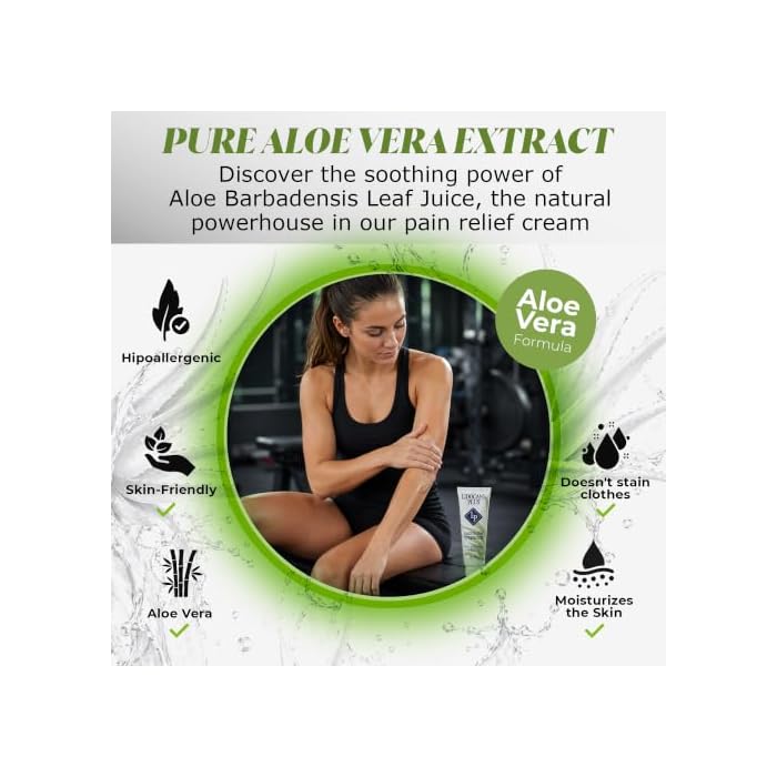 Lidocaine Plus 4% Lidocaine Cream Maximum Strength Pain & Itch Relief - Non-Greasy Formula Numbing Cream - Fast Acting Topical Pain Reliever, Soothing Topical Analgesic Aloe Vera Scent - 4 oz - Image 5