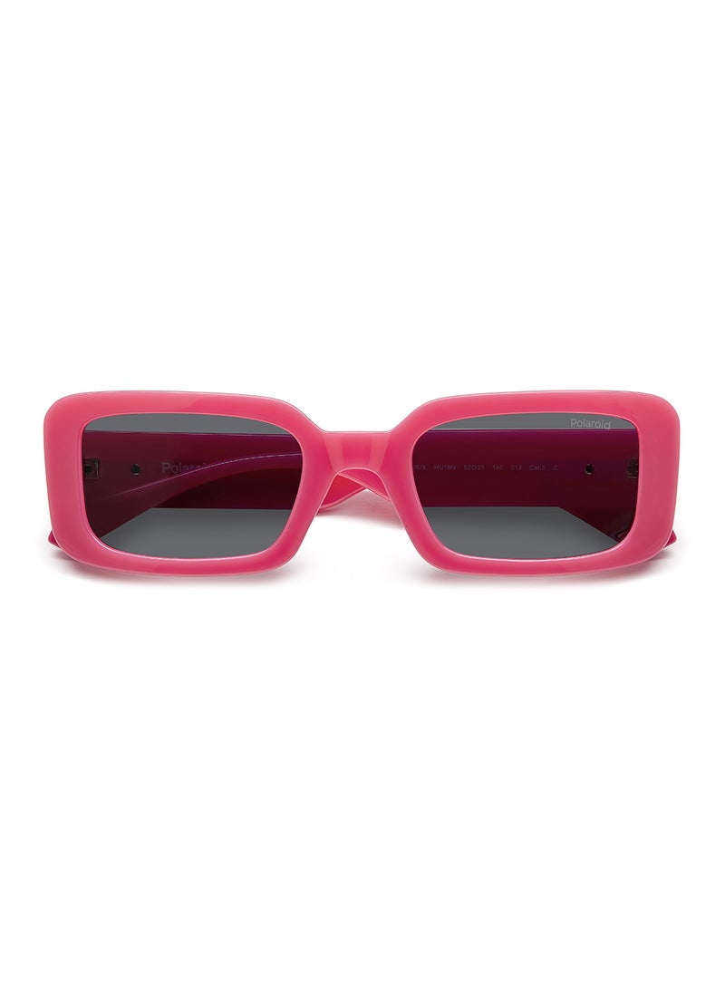 Polaroid Women's Polarized Rectangular Sunglasses - Pld 6208/S/X Pink Millimeter - Lens Size: 52 Mm  - Image 4
