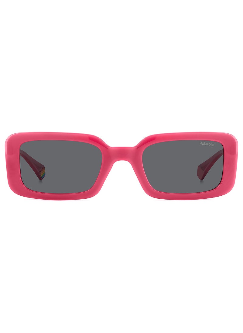 Women's Polarized Rectangular Sunglasses - Pld 6208/S/X Pink Millimeter - Lens Size: 52 Mm - pzsku/ZDDB74529A4E8526FF3C1Z/45/_/1708348232/f5b6649e-7ecb-40d6-94c1-2f85ec4b5f46