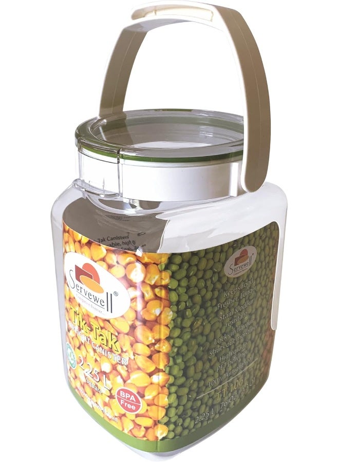 Servewell Servewell Tik-Tak Sqr Canister 2.25L (Tt 106)