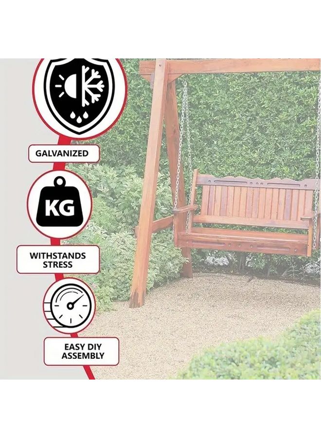 4pcs Heavy Duty Galvanized Steel Ground Anchors Rust Proof Post Reinforcement - Image 4