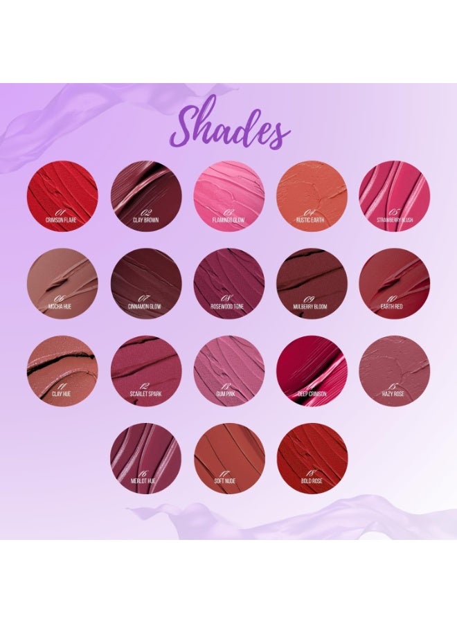Lakyou Beauty Filter Face Endless Stap Lip Crayon | Long-Lasting Pure Matte Lip Crayon | Highly Pigmented Non-Drying Formula | Comfortable Wear | Soft Nude 17 | 3.5g - Image 4