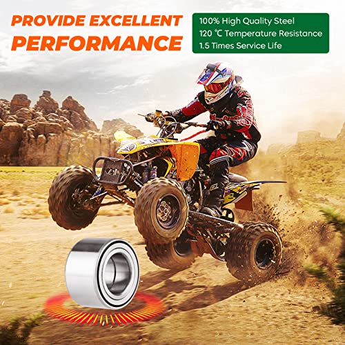 Magorfas Front Rear Wheel Bearing for Arctic Cat 1402-027 1402-809 Wildcat 1000 X 4X Alterra 400 500 700, for Kawasaki Teryx Teryx4 92045-0123, for Yamaha Grizzly Kodiak 93305-00602 - 2 Pcs - Image 3