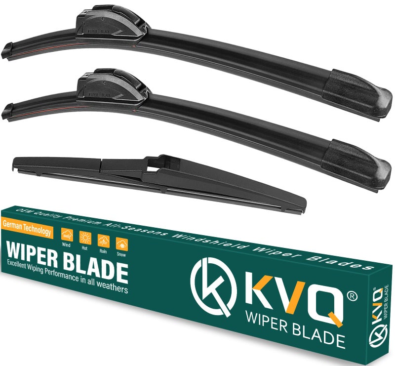 KVQ Windshield Wiper Blades Replacement for Hyundai Palisade 2020 2021 2022 2023 2024 2025Original Equipment Replacement Front Rear Wiper Blade Set 26 20 12 Set of 3