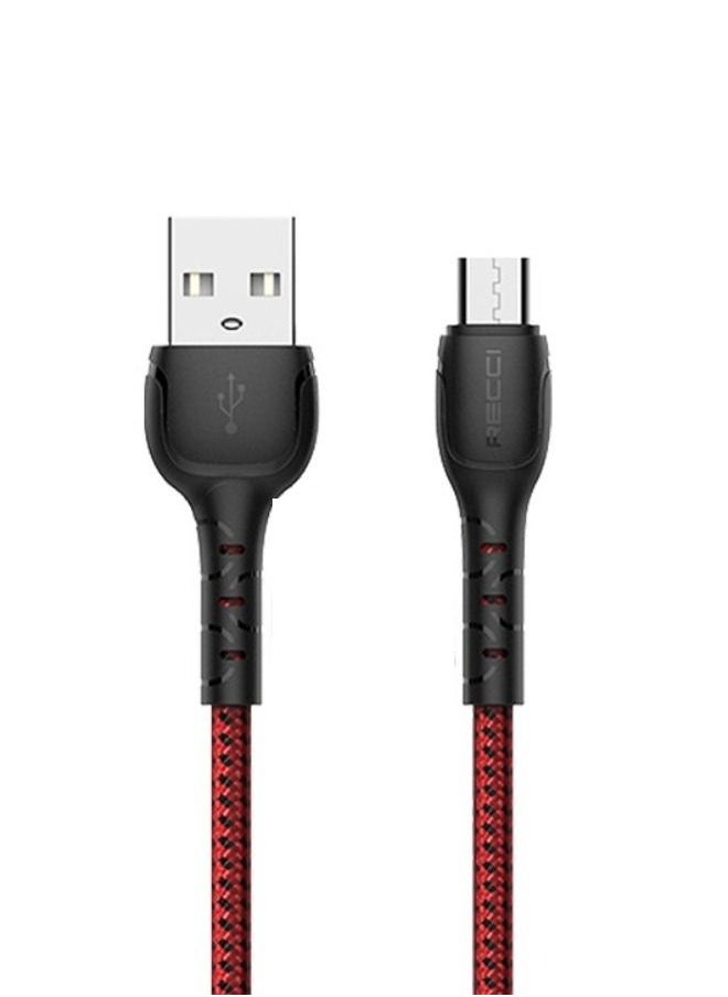 Recci - Data Cable Star Stone Series USB-A to USB-C, 100 cm Black-RTC-N16C-B - Image 1