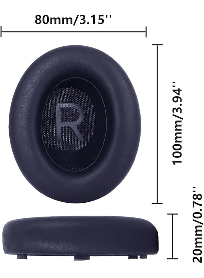 erorex Softer Ear Pads Replacement For Bose 700 Nc700 Nc 700 Wireless Headphones，Ear Cushions With Memory Foam&Protein Leather Blue - Image 5