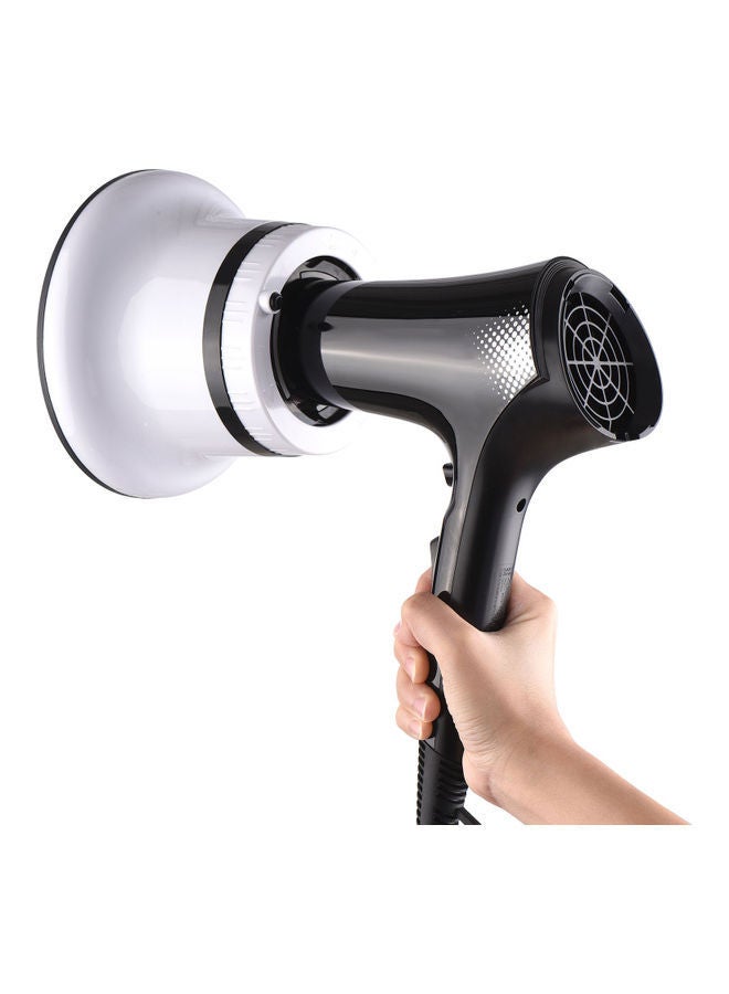 NIBEMINENT Diffuser for Natural Curly or Wavy Hair Styling Accessories Large and Adjustable Support White/Black - Image 4