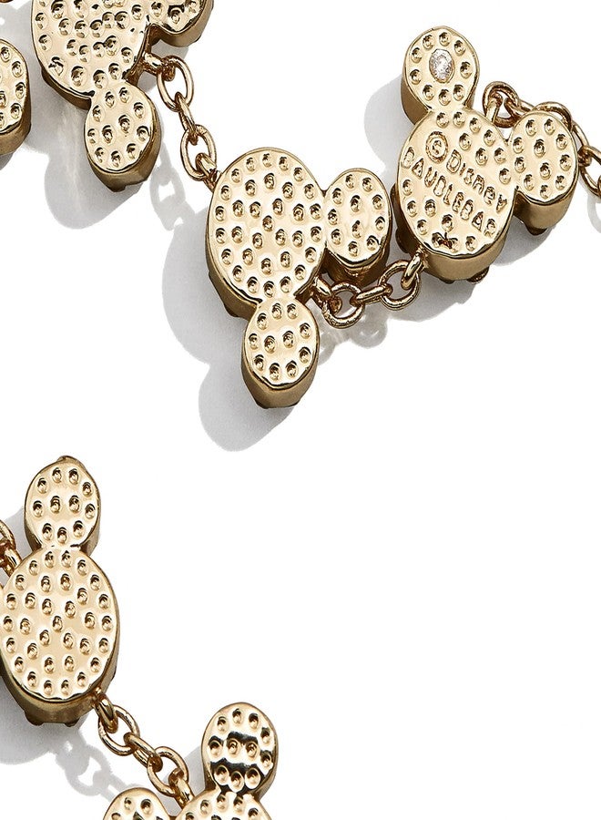 BaubleBar Mickey Mouse Disney Pavé Pull-Tie Bracelet - Clear - Image 2