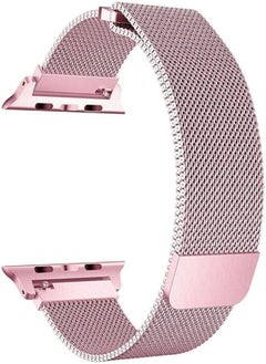 Generic Milanese Loop Watch Band for 42mm/44mm Apple Watch, Stainless Steel iWatch Replacement Strap - Rose Gold - 2724787900862