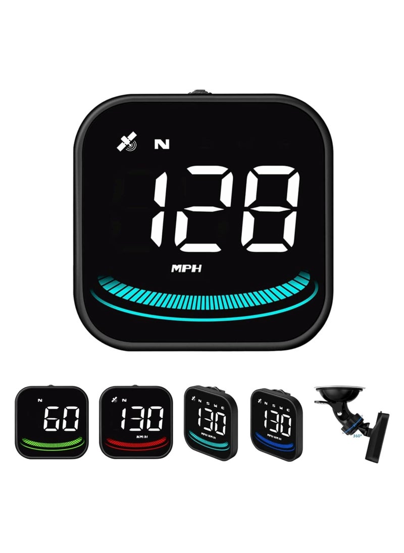 SHEZA STAR G4 Digital GPS Speedometer, Car HUD Head Up Display with Speed MPH Compass Fatigued Driving Alert Overspeed Alarm Trip Meter for Cars  - Image 1