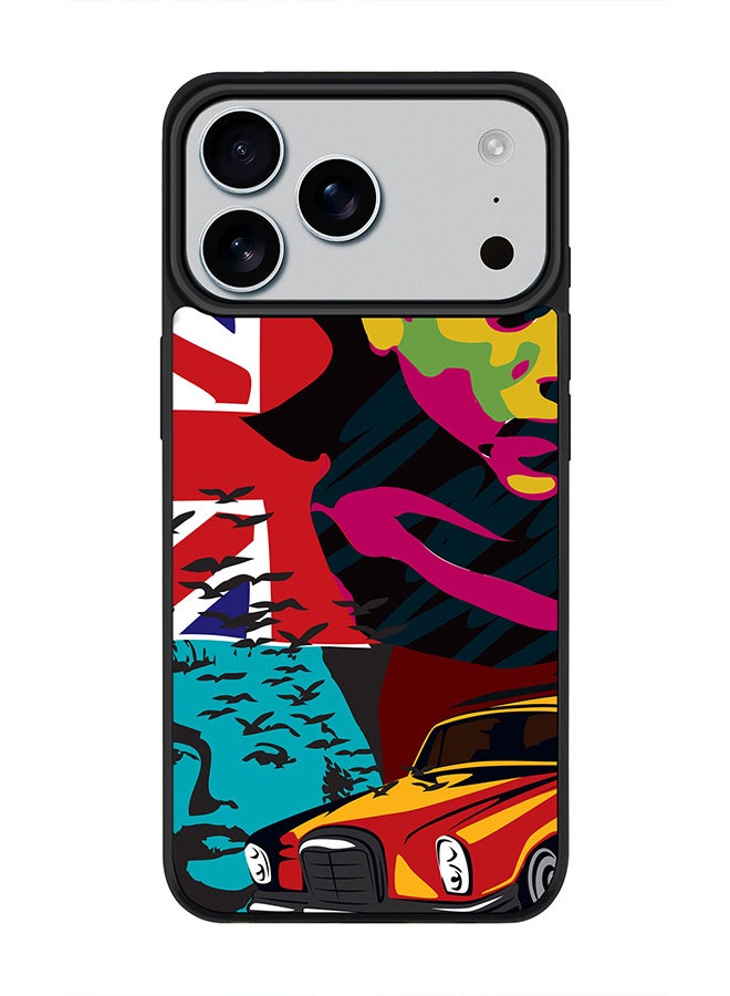 Stylizedd iPhone 17 Pro Max Case, [Compatible with MagSafe] Slim Magnetic cover Phone Case iPhone 17 Pro Max -Retro Spy - Image 1