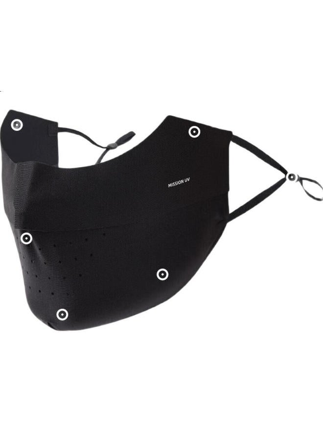 Mission Uv Ice Silk Sunscreen Mask For Men Cycling Hiking Summer Uv Protection Sunshade Breathable 3D Full Face Sunscreen Mask - Image 1